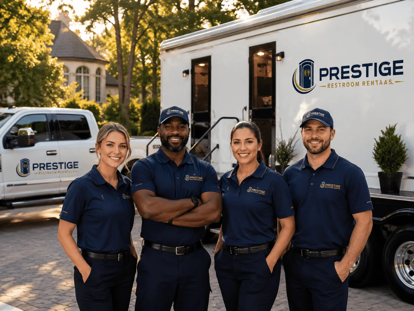 Trusted Luxury Portable Restrooms company in Clare, IL